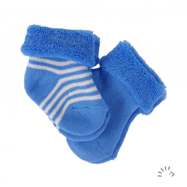 iobio kbA Baumwoll Newborn Socken 2Paar im Doppelpack