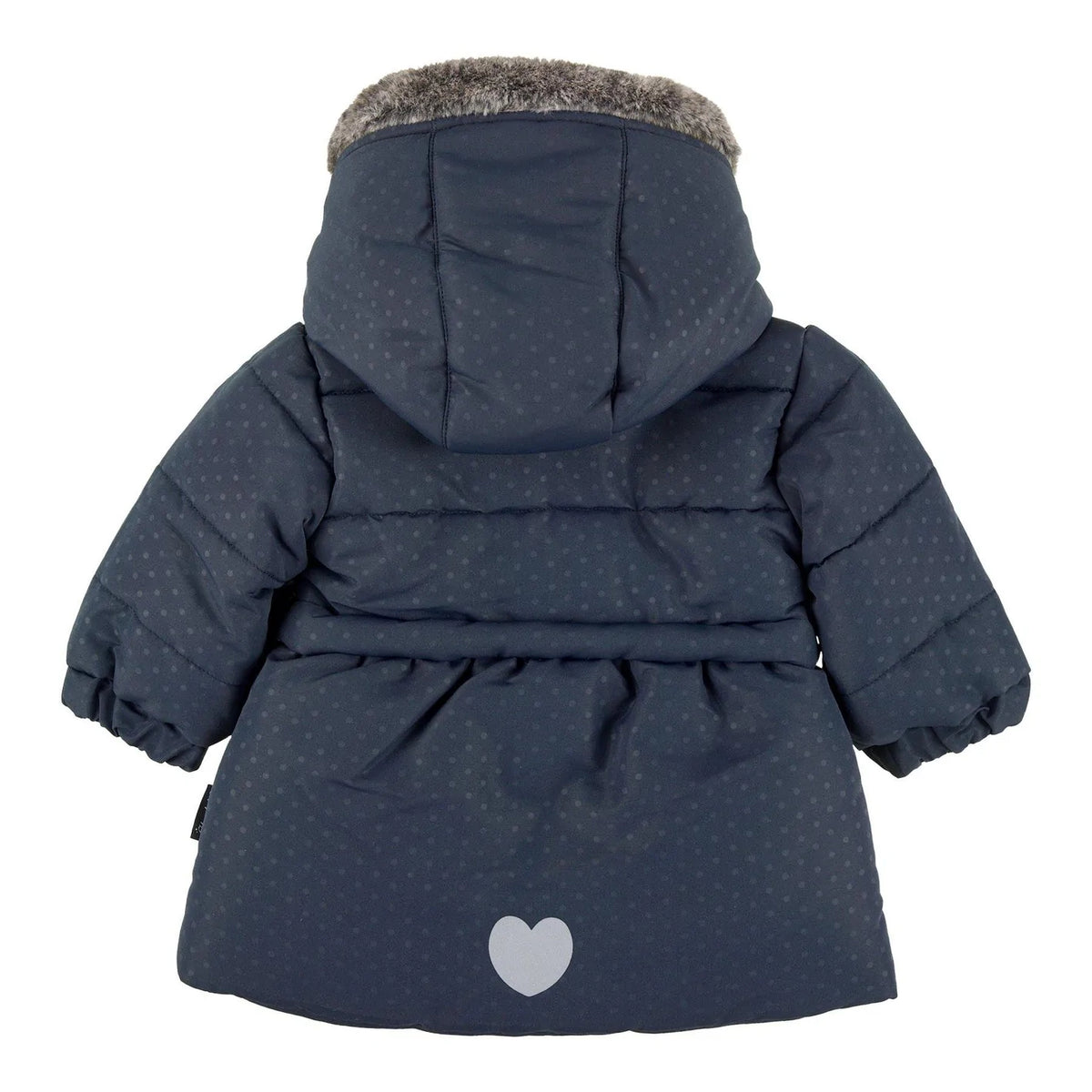 Sterntaler Winterjacke Wintermantel Pünktchen Dunkelblau