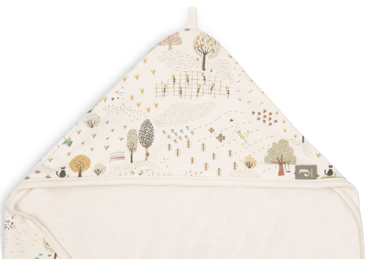 Jollein Kapuzenbadetuch 75x75cm - Tiny Park
