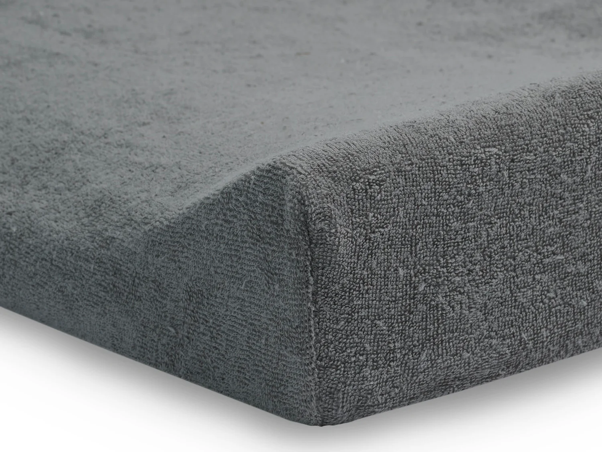 Jollein Wickelauflagenbezug Frottee 50x70cm - Schwarz oder Grau