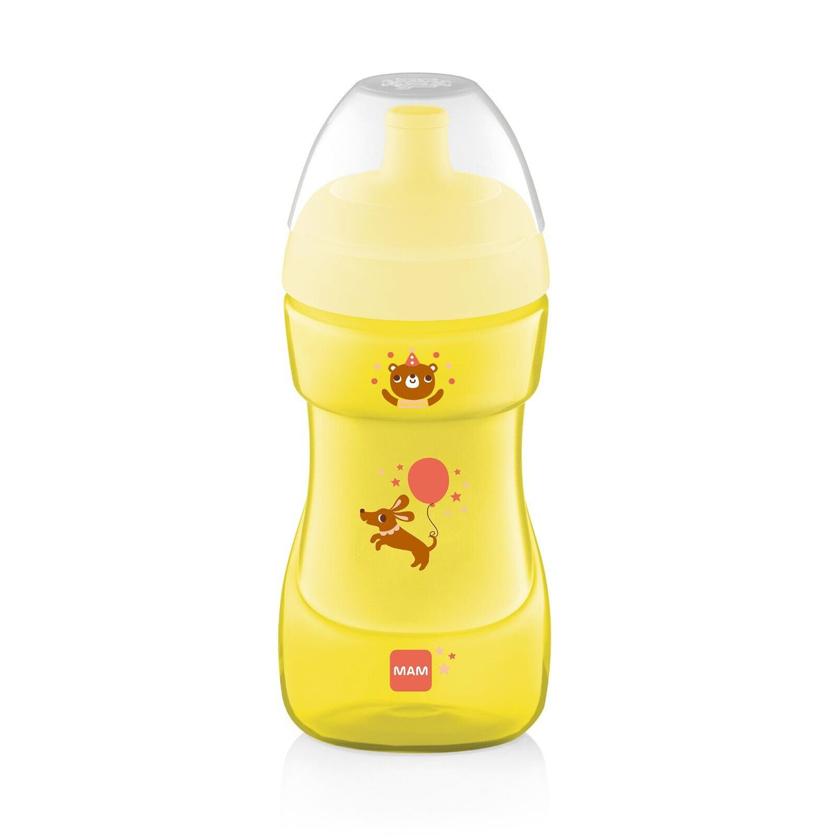 MAM SportCup Trinklernflasche Kinderflasche 330ml 12m+ mit Sportverschluß
