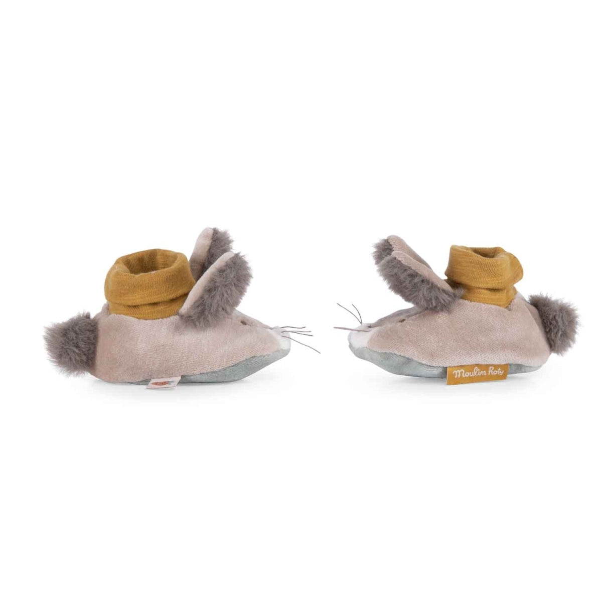Moulin Roty Babyschuhe Hase Les trois lapins 0-6m
