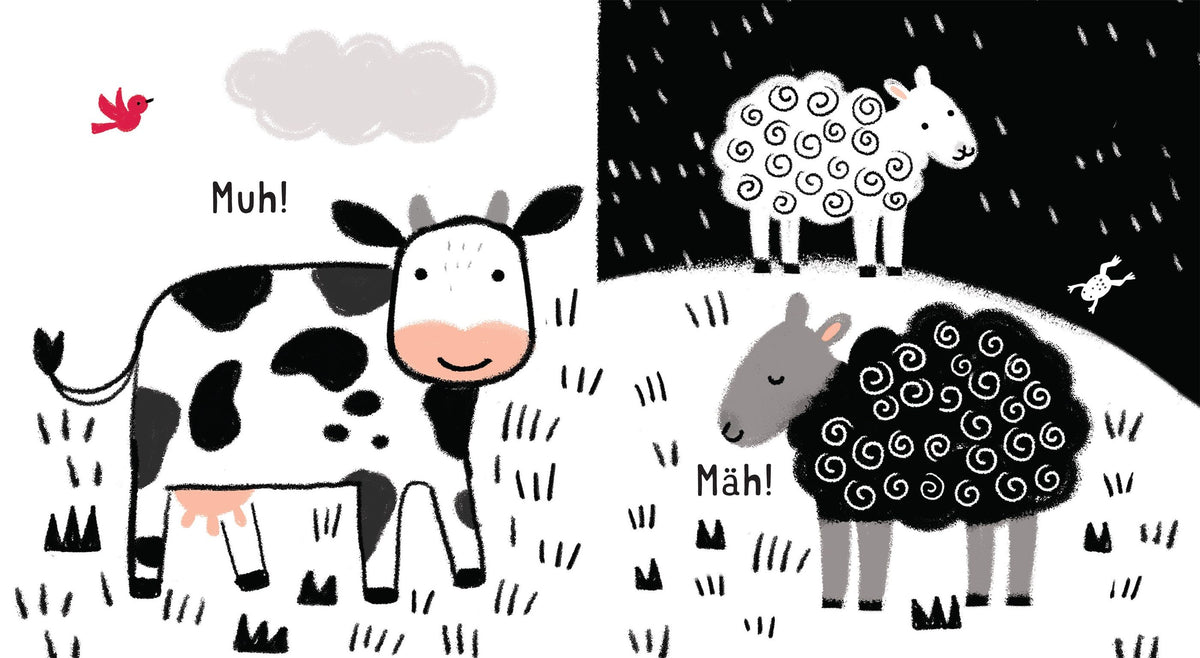 Usborne Kontrastbuch Reihe: Tiere