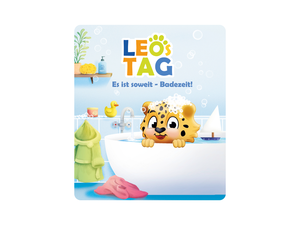 tonies Hörfigur für Toniebox: Leo's Tag: Es ist soweit - Badezeit