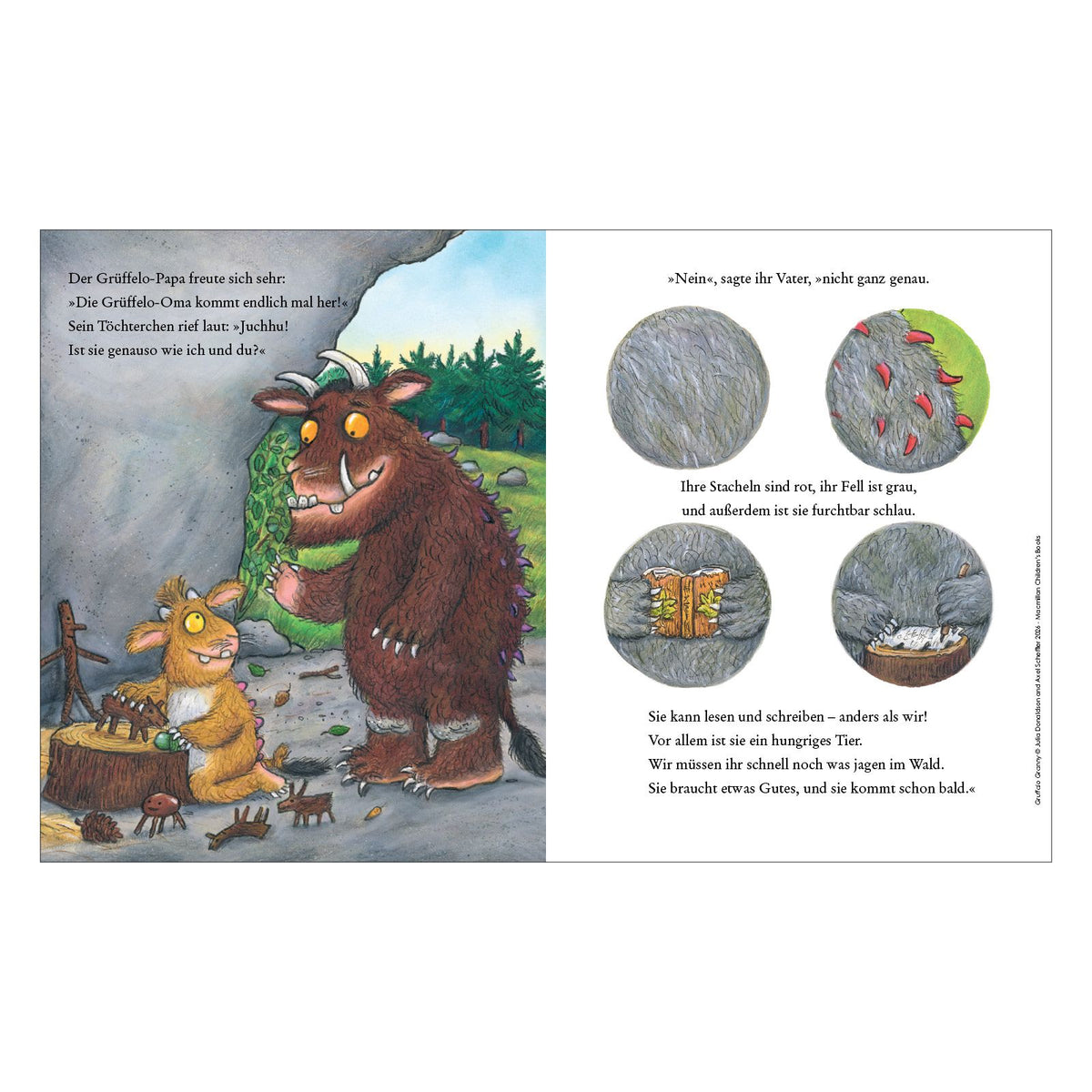 Die Grüffelo Oma (Axel Scheffler, Julia Donaldson) 4J+
