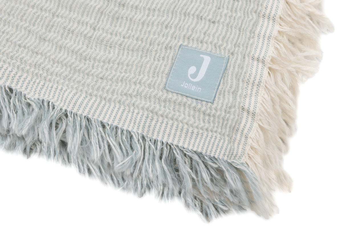 Jollein Babydecke 75x100 Musselin Seagreen