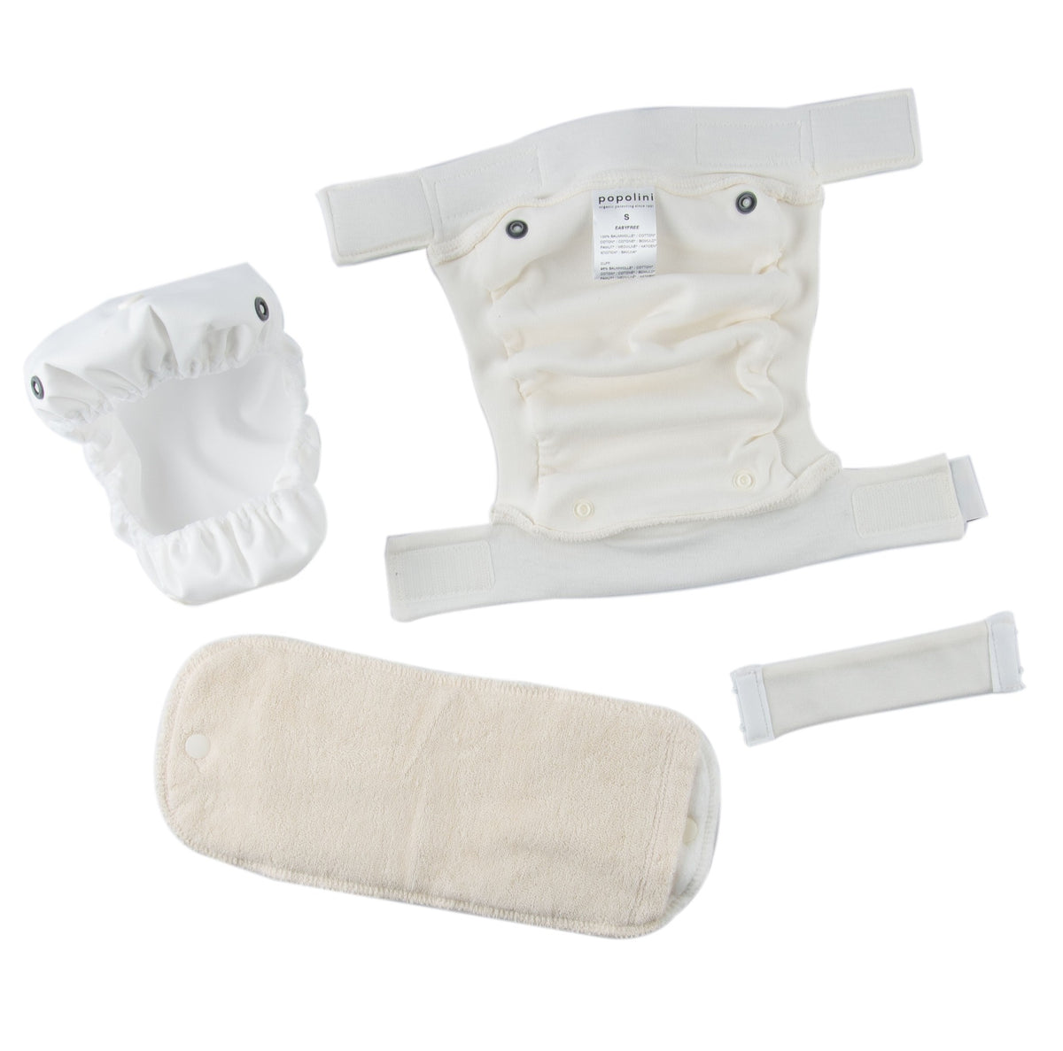 Popolini AiO Stoffwindel Easy Free - Überhose & Saugkern 2in1