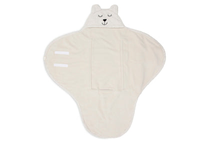 Jollein Wickeldecke Einschlagdecke Bear Boucle - Oatmeal