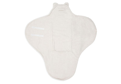Jollein Wickeldecke Einschlagdecke Bear Boucle - Oatmeal