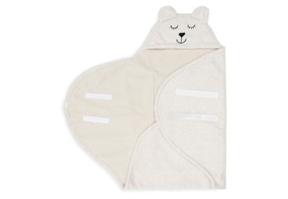 Jollein Wickeldecke Einschlagdecke Bear Boucle - Oatmeal