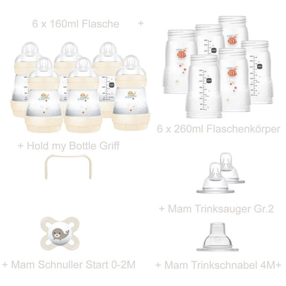 MAM Erstlings Babyflaschen Geschenkset Easy Start XXL