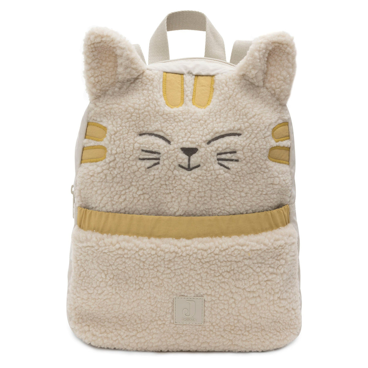 Jollein Kinder Rucksack Katze Charlie Ecru
