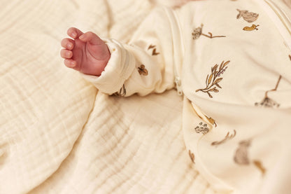 Jollein Baby Schlafsack Neugeborene mit abnehmbaren Ärmeln Jersey Rund 60cm – Riverside