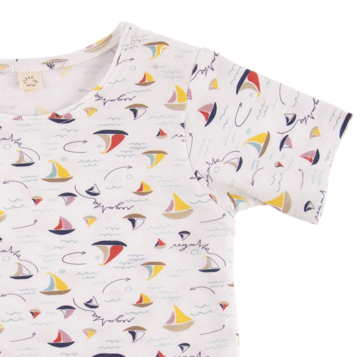 Iobio Sommer T-Shirt Single Jersey Regatta Allover