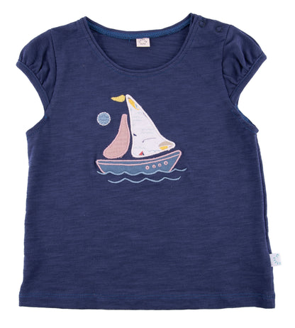 Iobio Sommer T-Shirt Single Jersey Regatta Blau