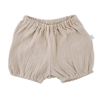 iobio Musselin Mini Shorts Beige