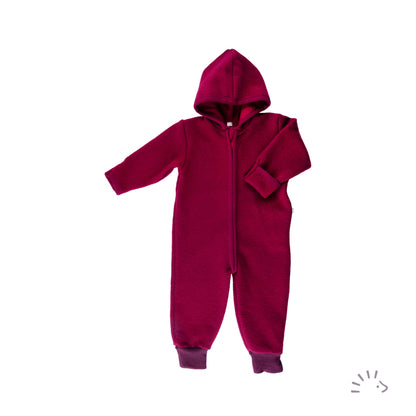 iobio Kinderoverall festes Wollwalk