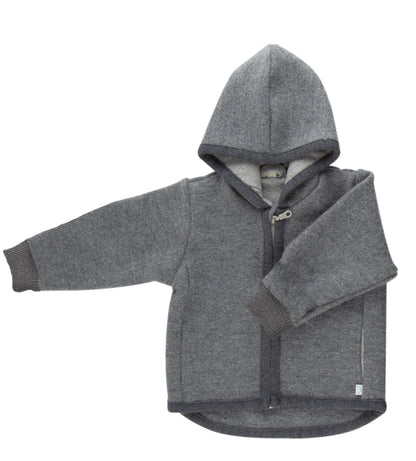 iobio Wollwalk Kaputzenjacke aus Schurwolle