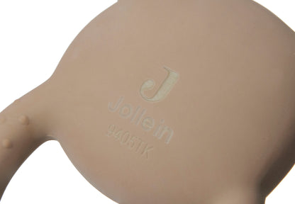 Jollein Baby Beißring aus Latex - Teddy Bear Biscuit