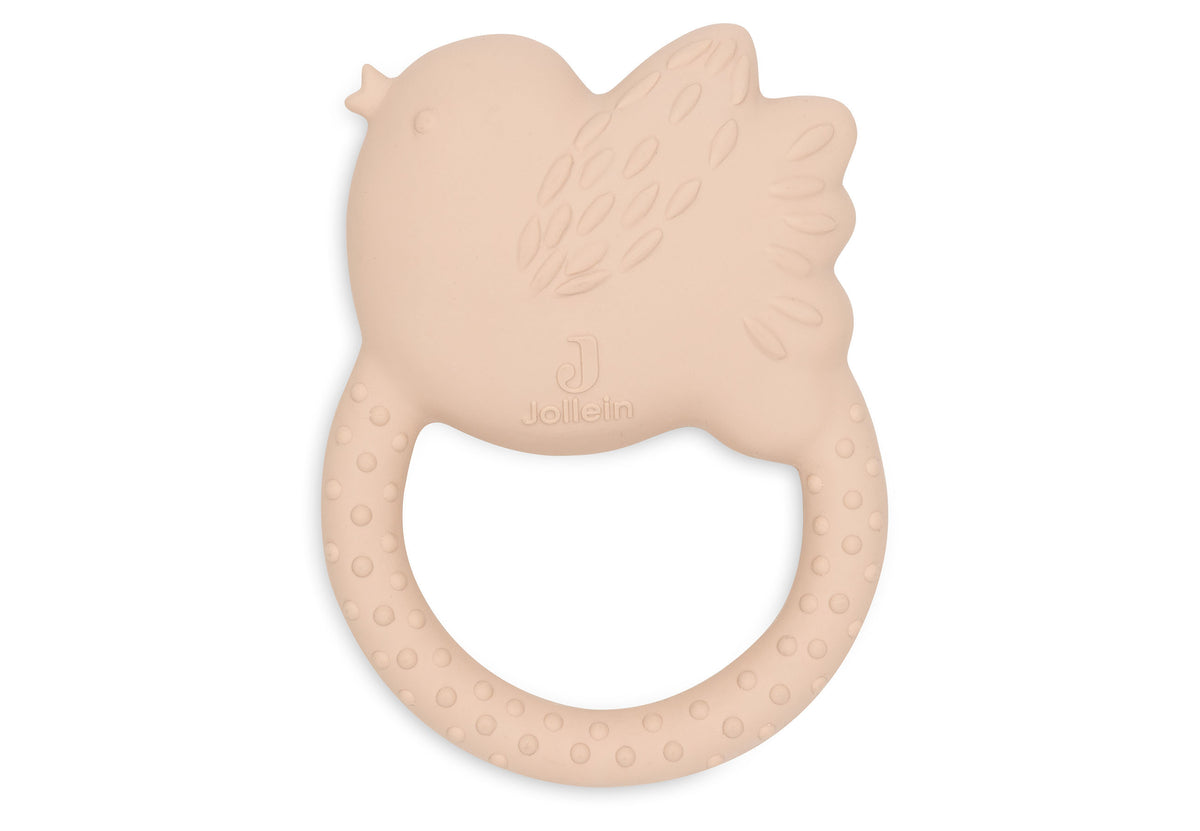 Jollein Baby Beißring aus Latex - Lovely Birds