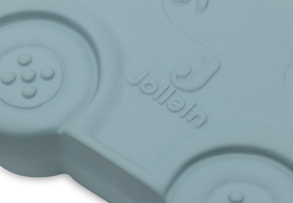Jollein Baby Beißring Auto Hellblau aus Latex - On The Go