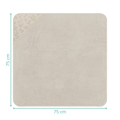 Fillikid Kapuzenbadetuch 75x75cm
