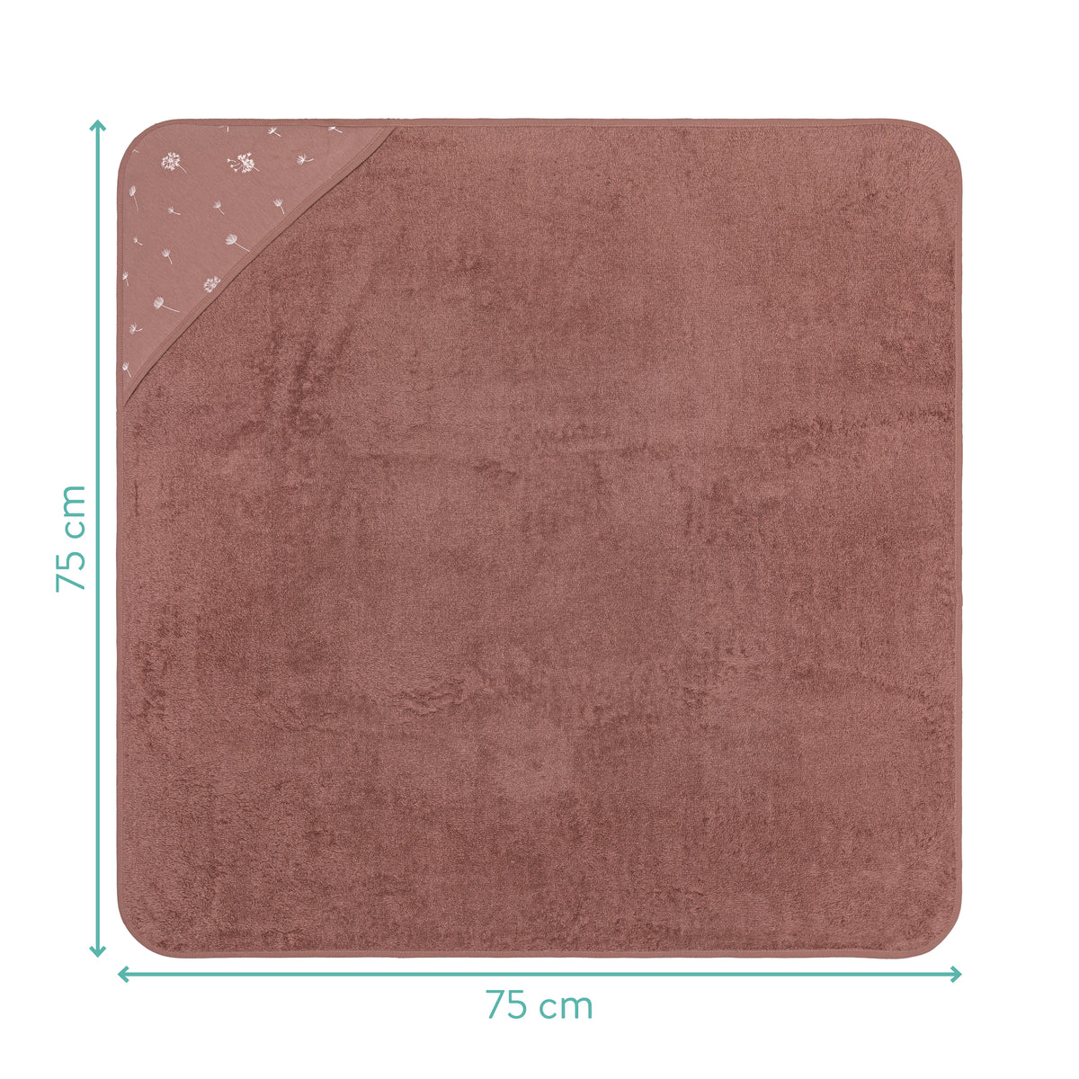 Fillikid Kapuzenbadetuch 75x75cm