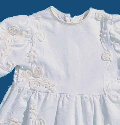 Staab Taufe Crinkle Taufkleid kurz