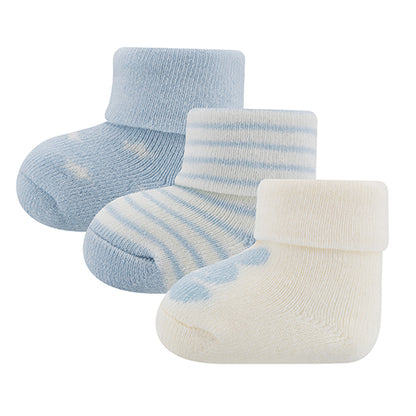 Ewers Baumwoll Newborn Babysocken 3er Pack