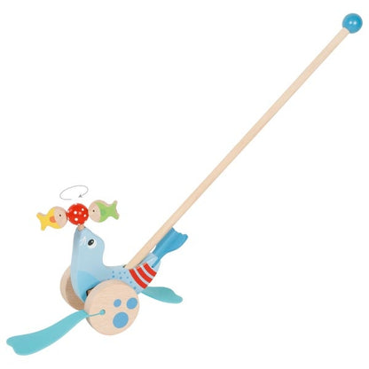 goki Schiebetier Robbe Blau