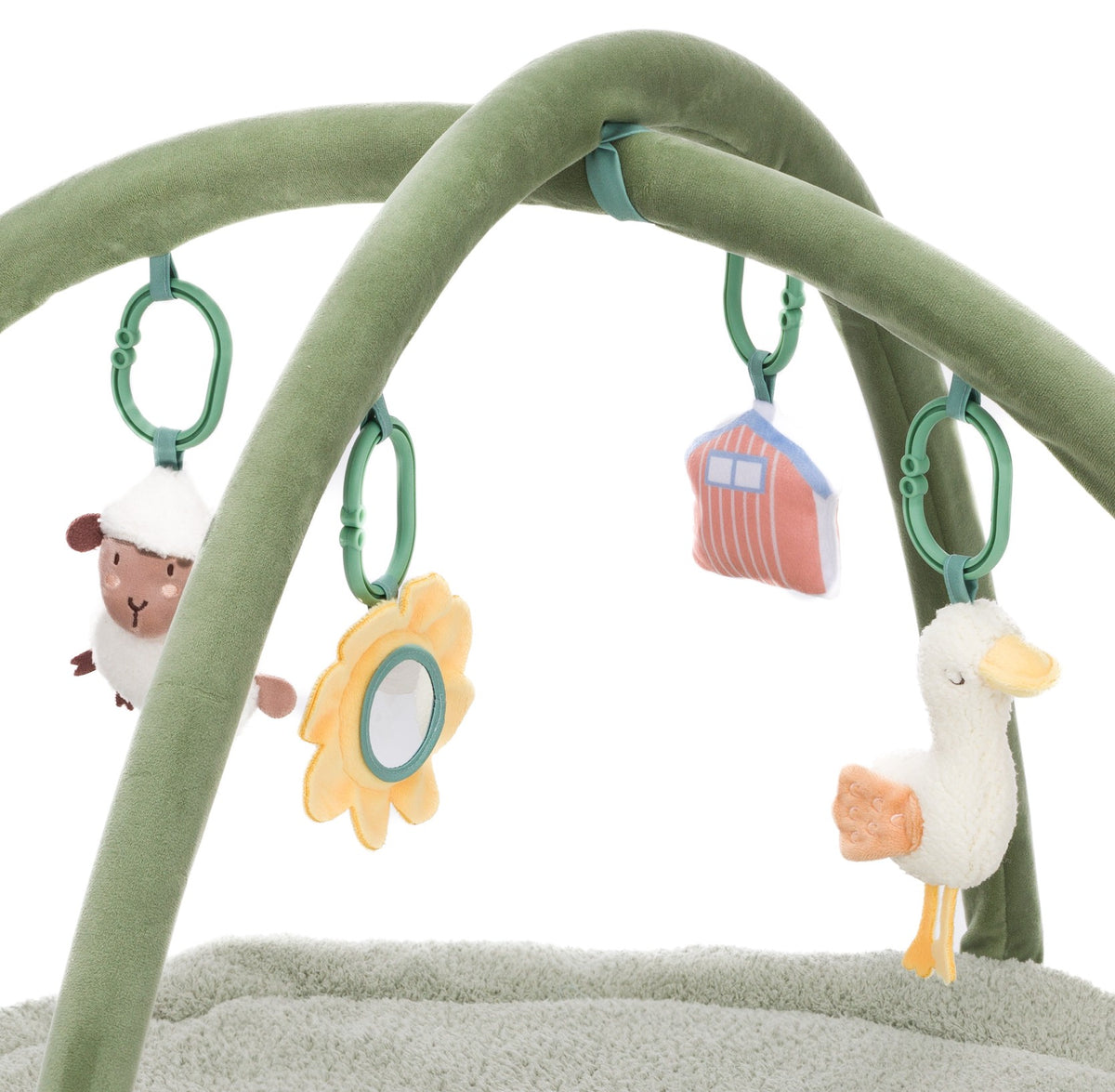 Fillikid Babygym Spielbogen Tierfreunde Salbei