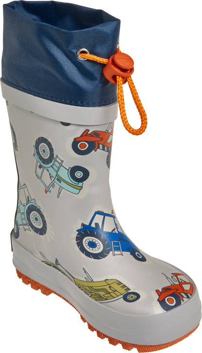 Playshoes Gummistiefel Traktor Grau