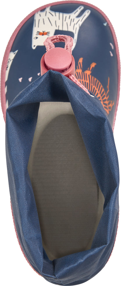 Playshoes Gummistiefel Katzen Dunkelblau
