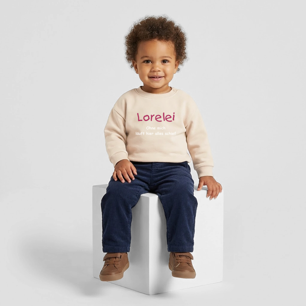 Stella Bio-Sweatshirt Ohne mich läuft alles schief - Natur