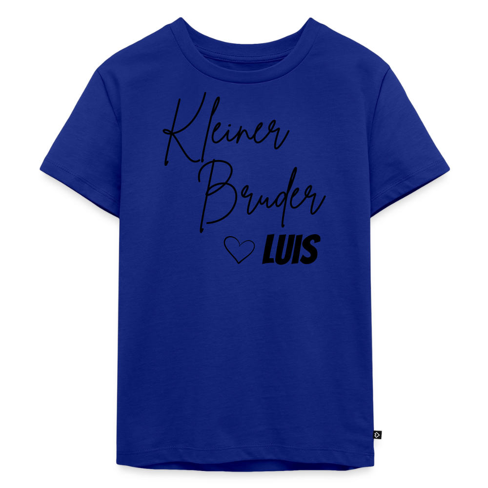 Geschwistershirt Kleiner Bruder - Royalblau