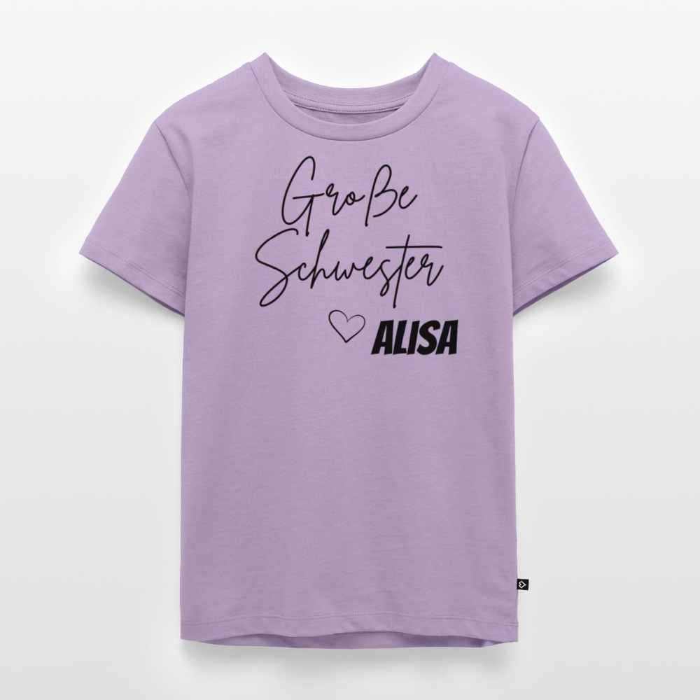 Geschwistershirt Große Schwester - Lavendel