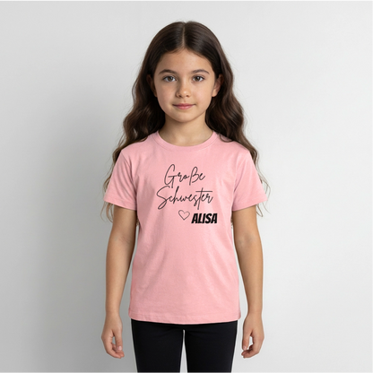 Geschwistershirt Große Schwester - Rosa