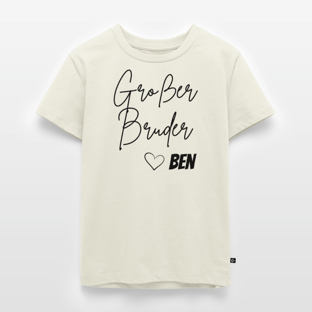 Geschwistershirt Großer Bruder - Naturweiß