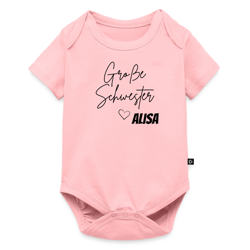 Geschwisterbody Große Schwester - Rosa