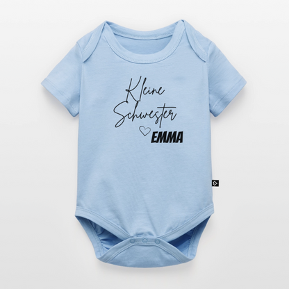Baby Bio-Kurzarm-Body - Hellblau