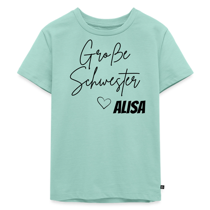 Geschwistershirt Große Schwester - Mint 