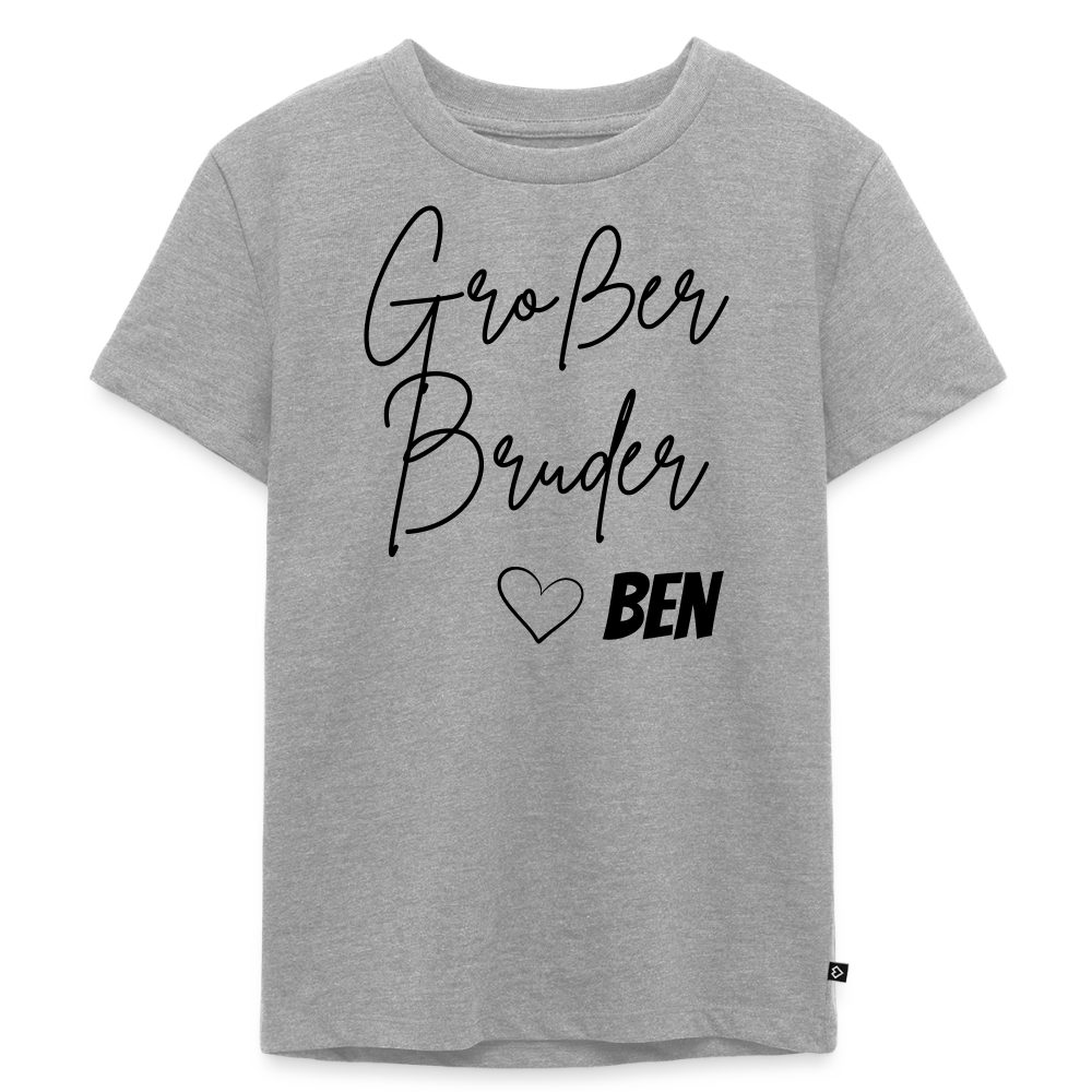 Geschwistershirt Großer Bruder - Grau meliert