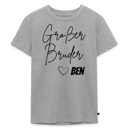 Geschwistershirt Großer Bruder - Grau meliert