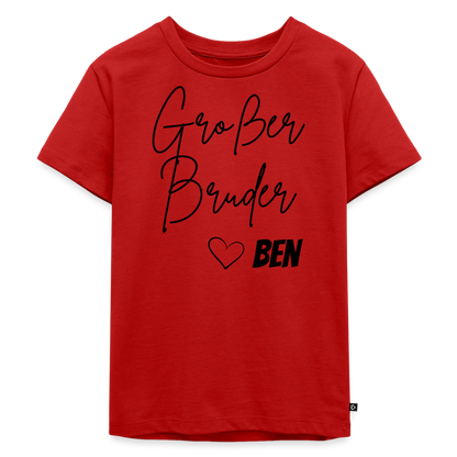 Geschwistershirt Großer Bruder - Rot