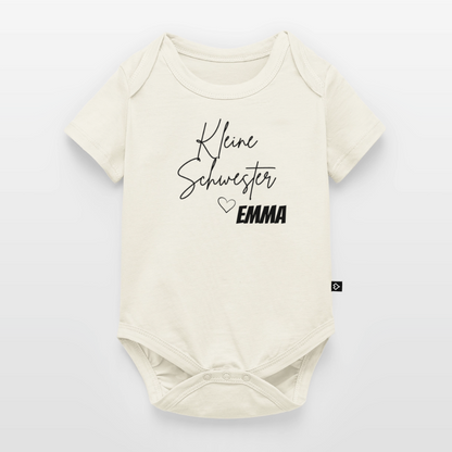 Baby Bio-Kurzarm-Body - Naturweiß