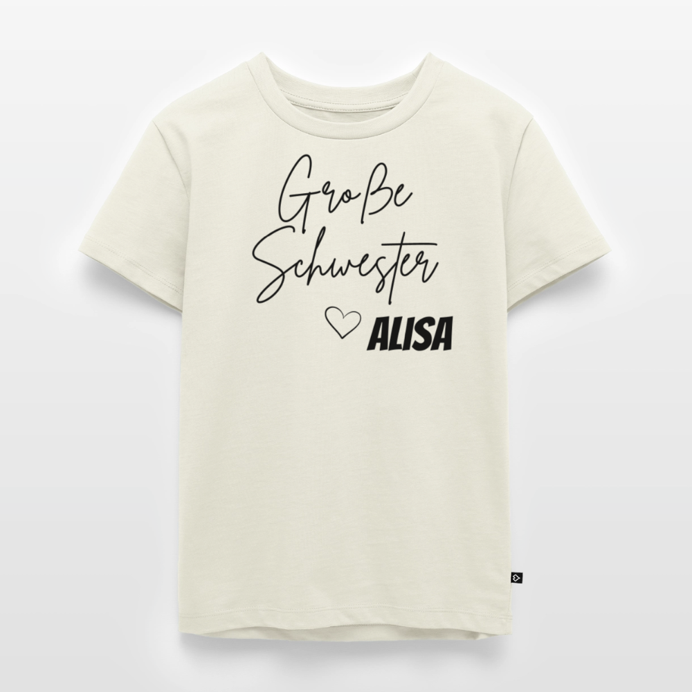 Geschwistershirt Große Schwester - Naturweiß