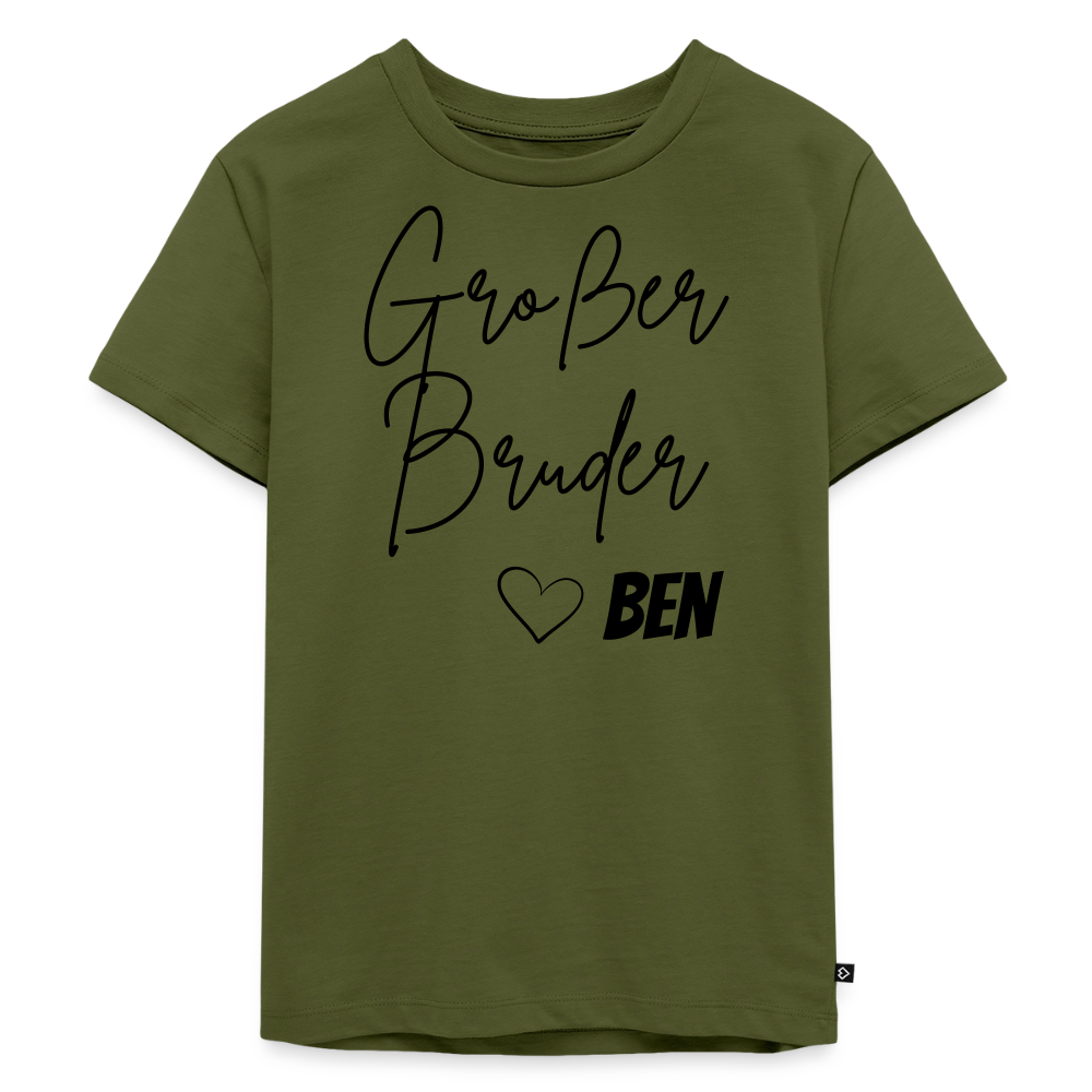Geschwistershirt Großer Bruder - Khaki