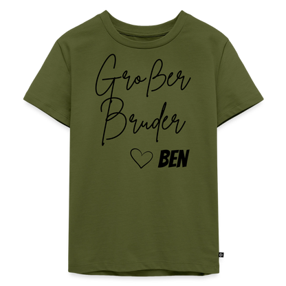 Geschwistershirt Großer Bruder - Khaki