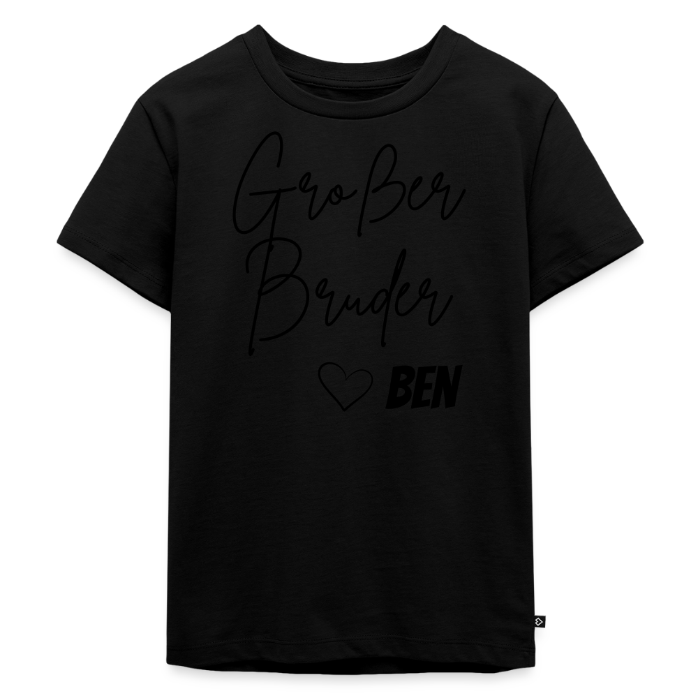 Geschwistershirt Großer Bruder - Schwarz