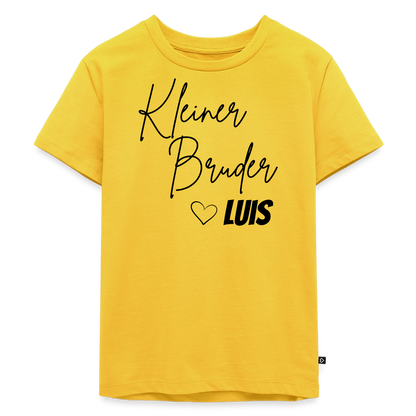 Geschwistershirt Kleiner Bruder - Sonnengelb